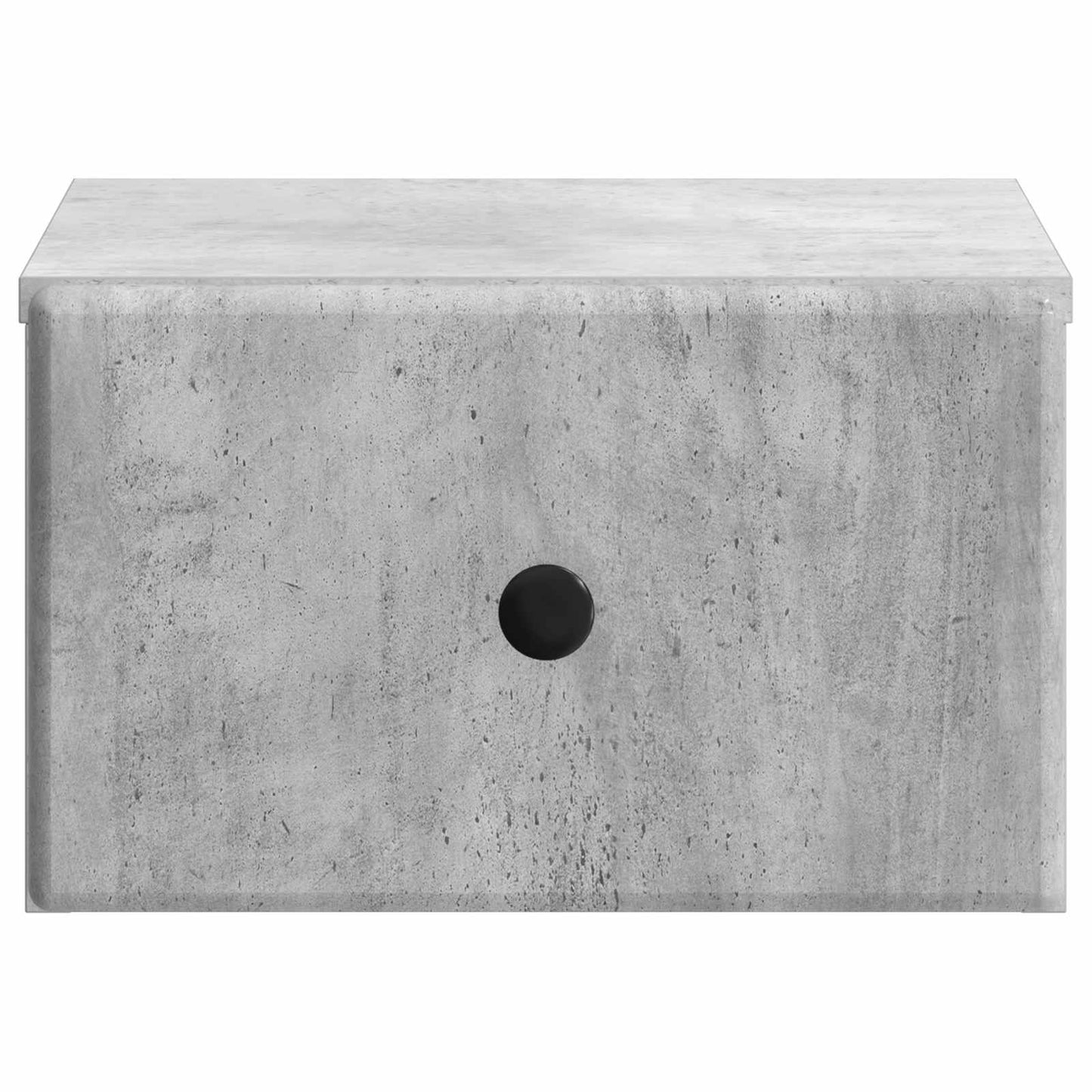 Wall-Mounted Bedside Cabinet Concrete Grey 34.5 x 33 x 20 cm