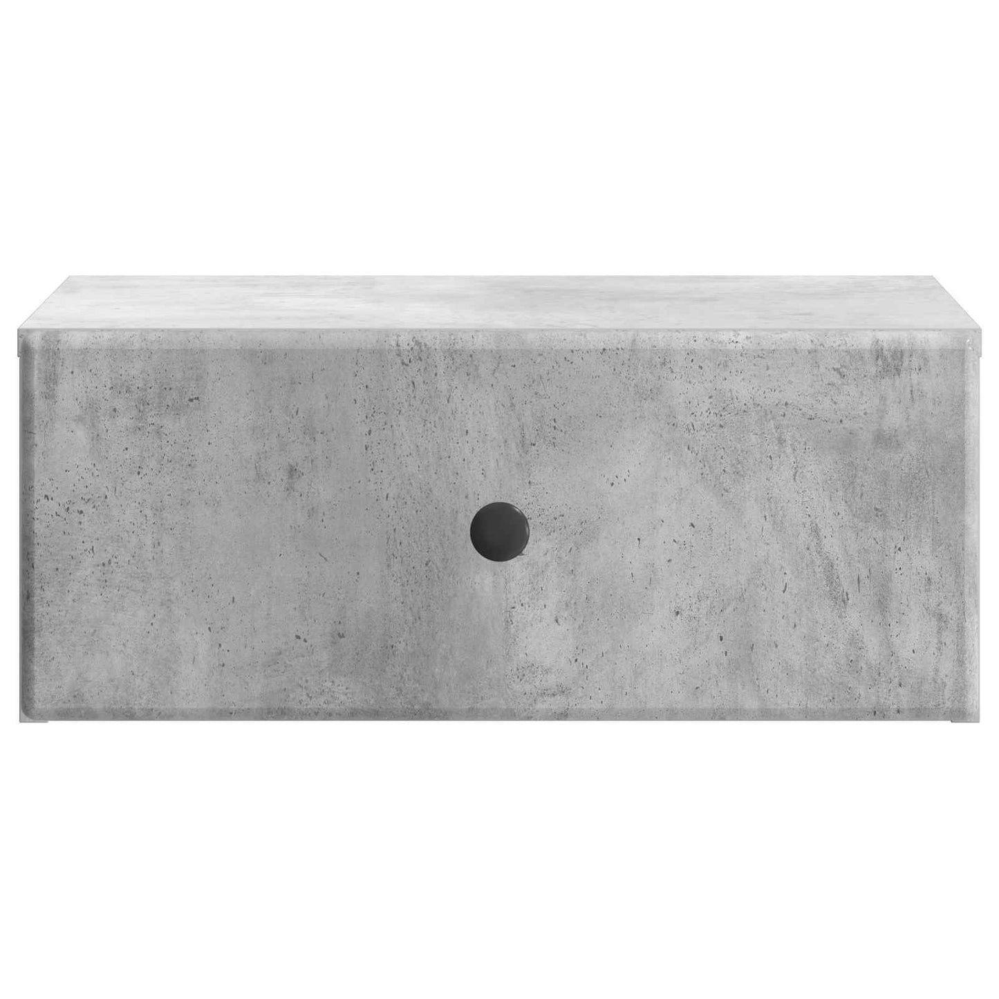 Wall-Mounted Bedside Cabinet Concrete Grey 49 x 34.5 x 20 cm