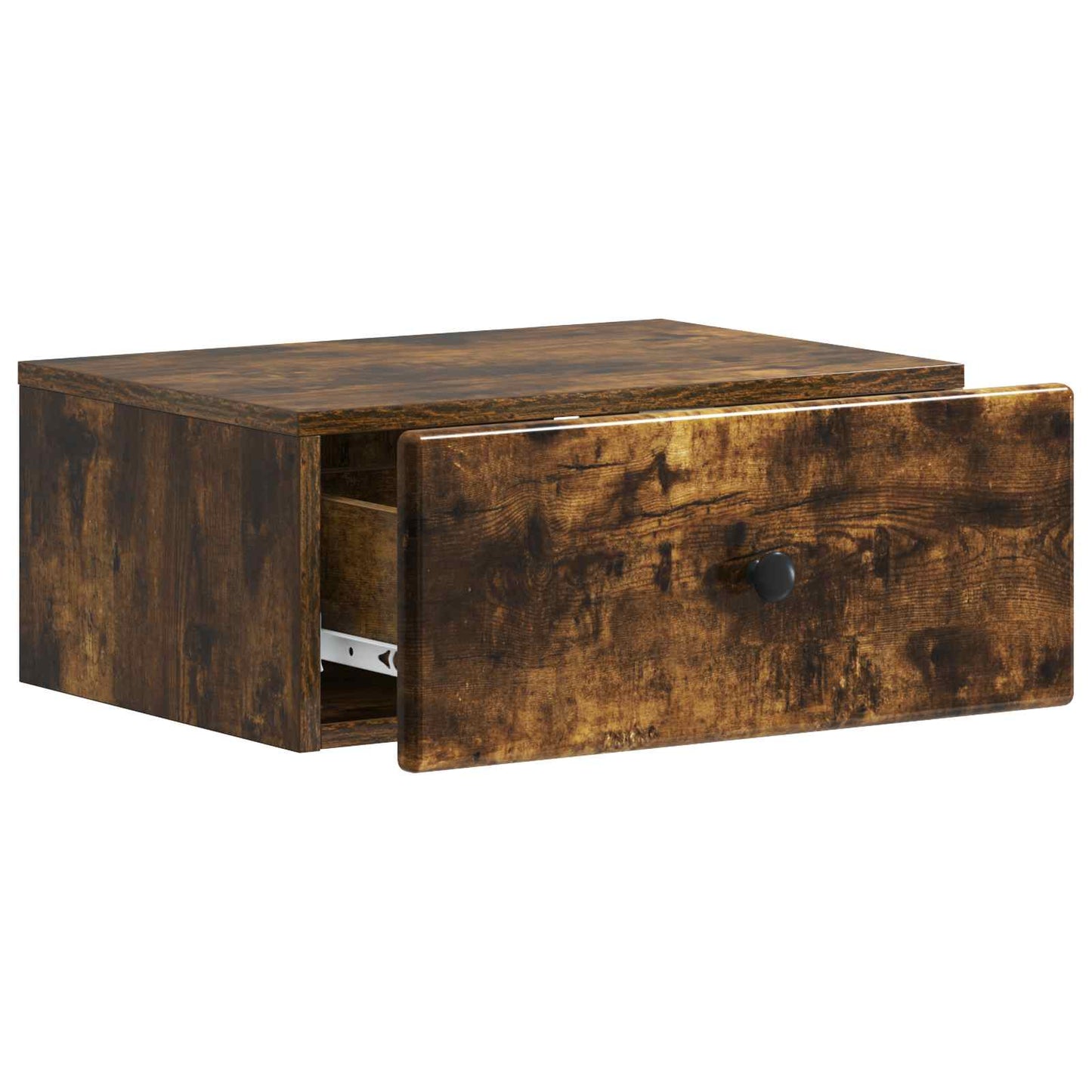 Wall-Mounted Bedside Cabinet 2 pcs Smoked Oak 49 x 34.5 x 20 cm