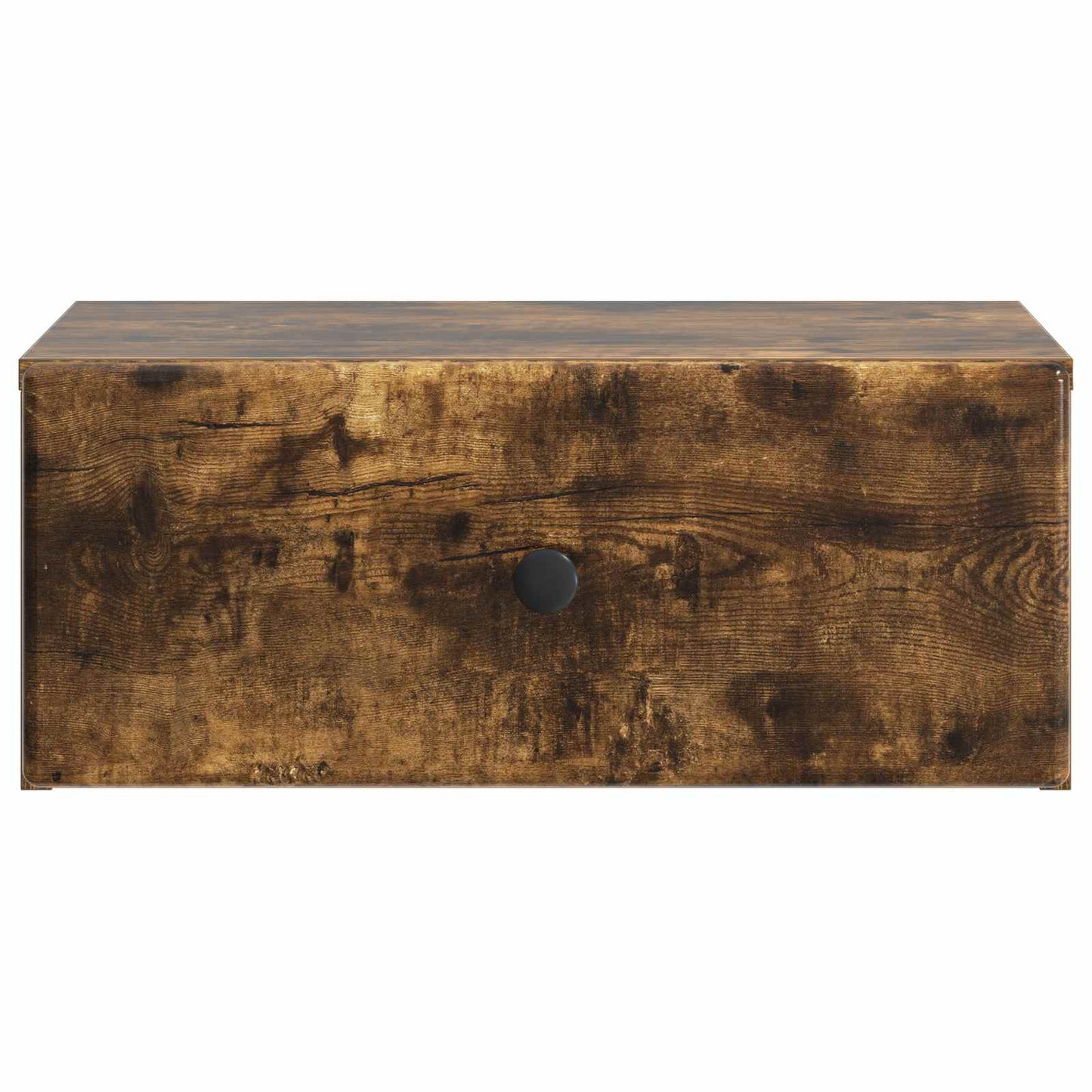 Wall-Mounted Bedside Cabinet 2 pcs Smoked Oak 49 x 34.5 x 20 cm
