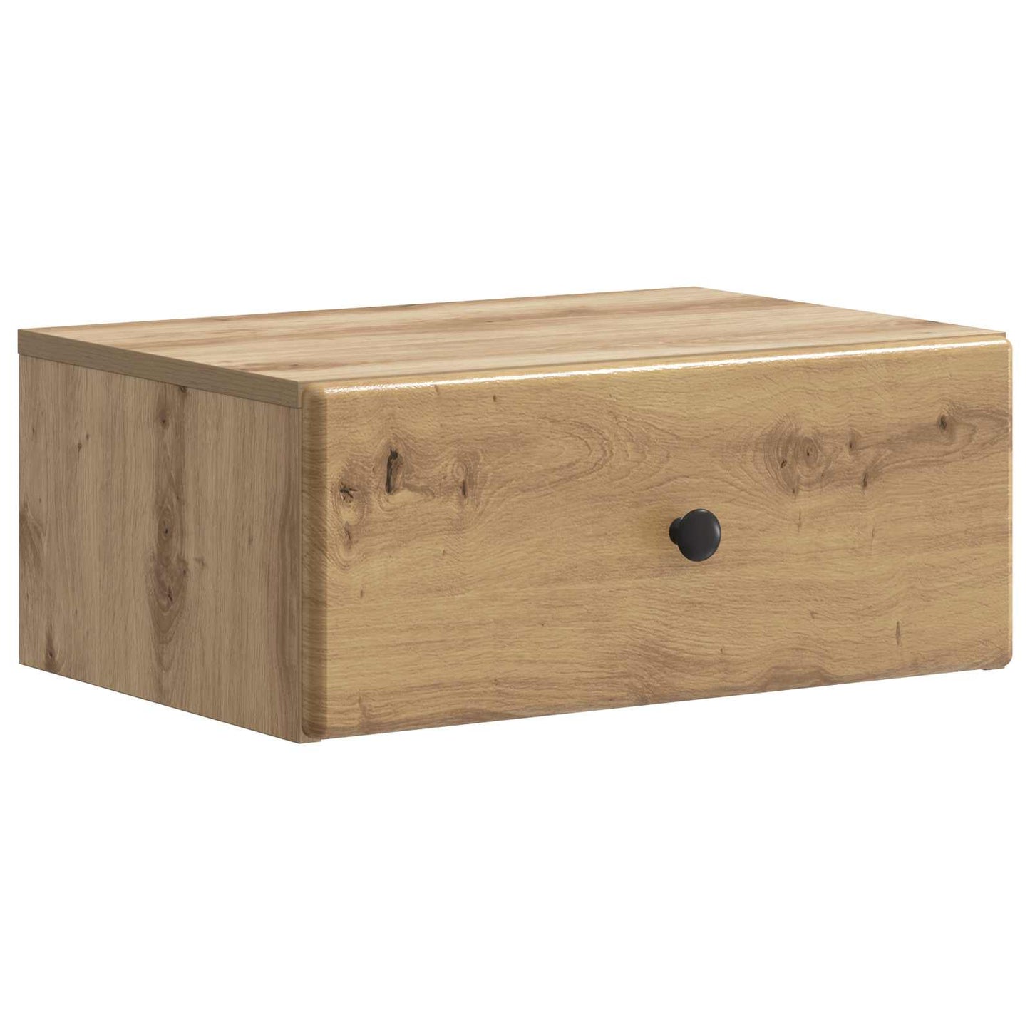Wall-Mounted Bedside Cabinet 2 pcs Artisan Oak Engineered Wood