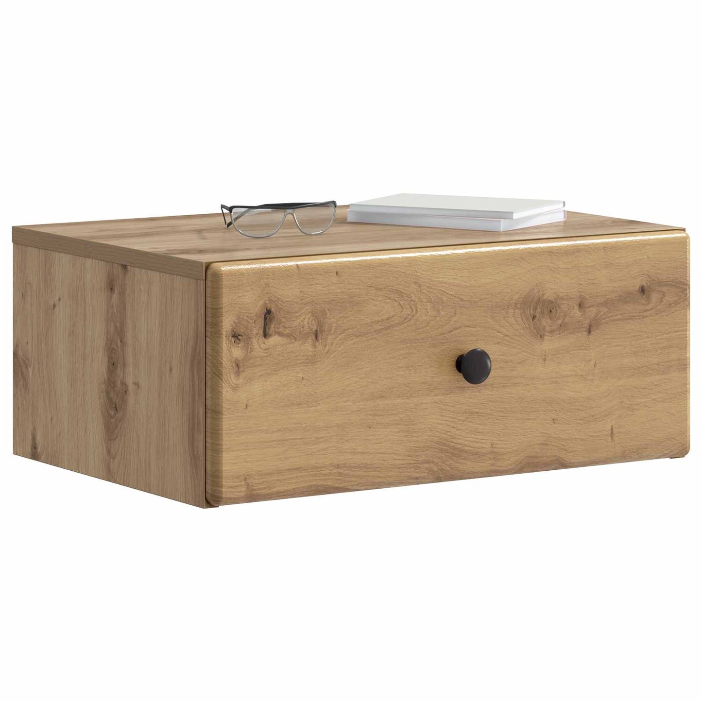 Wall-Mounted Bedside Cabinet 2 pcs Artisan Oak Engineered Wood