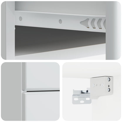 Wall-Mounted Bedside Cabinet White 34.5 x 33 x 40 cm