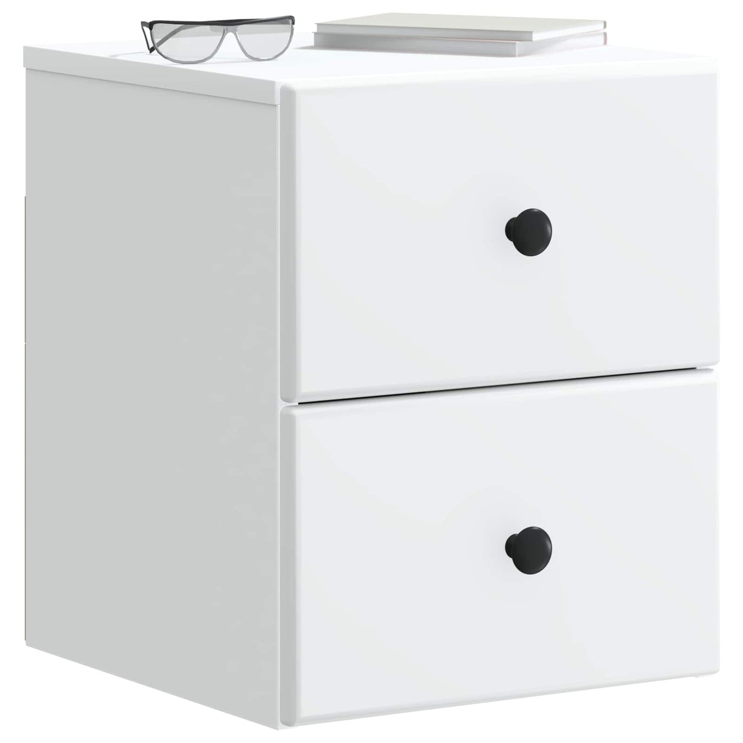 Wall-Mounted Bedside Cabinet White 34.5 x 33 x 40 cm