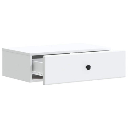 Wall-Mounted Side Table White 59 x 34.5 x 17 cm Engineered Wood