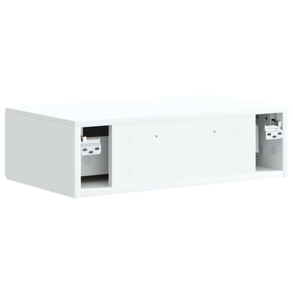 Wall-Mounted Side Table White 59 x 34.5 x 17 cm Engineered Wood