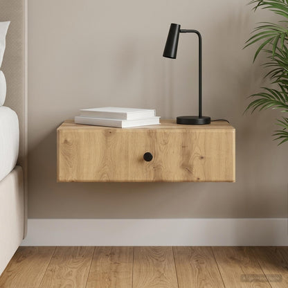 Wall-Mounted Side Table 59 x 34.5 x 17 cm Engineered Wood