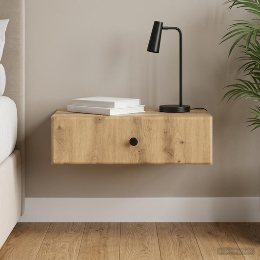 Wall-Mounted Side Table 59 x 34.5 x 17 cm Engineered Wood