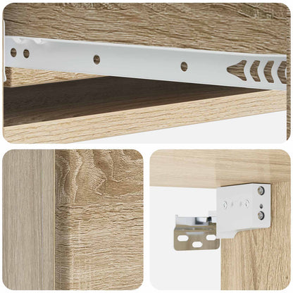Wall-Mounted Side Table Sonoma Oak 87.5 x 34.5 x 17 cm