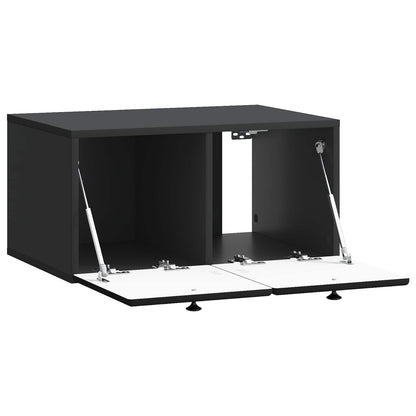 Wall-Mounted TV Cabinet 59.5 x 41 x 30 cm Black Engineered Wood