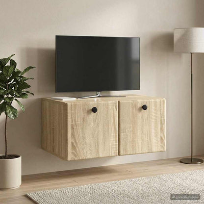 Wall-Mounted TV Cabinet 59.5 x 41 x 30 cm Sonoma Oak