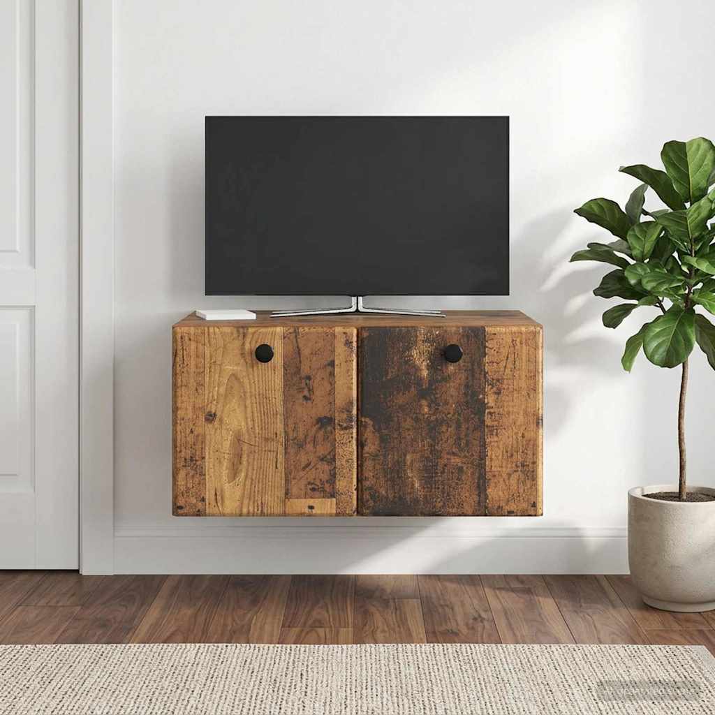 Wall-Mounted TV Cabinet 59.5 x 41 x 30 cm Old Wood
