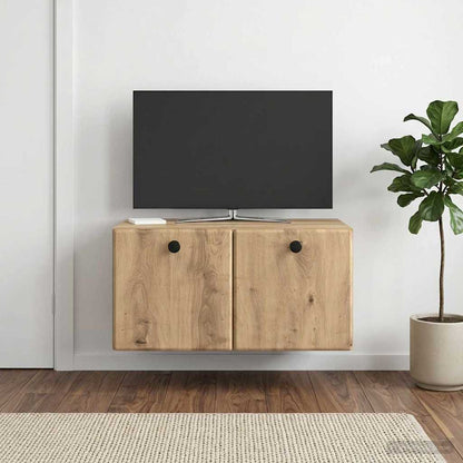 Wall-Mounted TV Cabinet 59.5 x 41 x 30 cm Artisan Oak