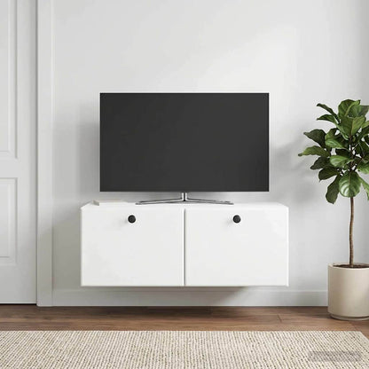 Wall-Mounted TV Cabinet 78.5 x 41 x 30 cm White Engineered Wood