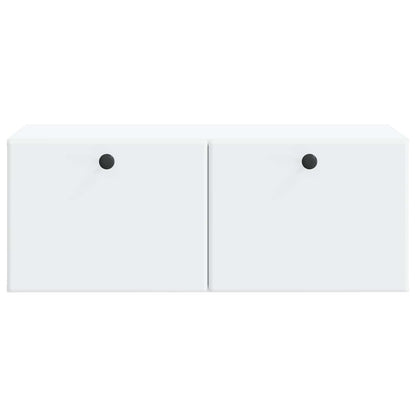 Wall-Mounted TV Cabinet 78.5 x 41 x 30 cm White Engineered Wood
