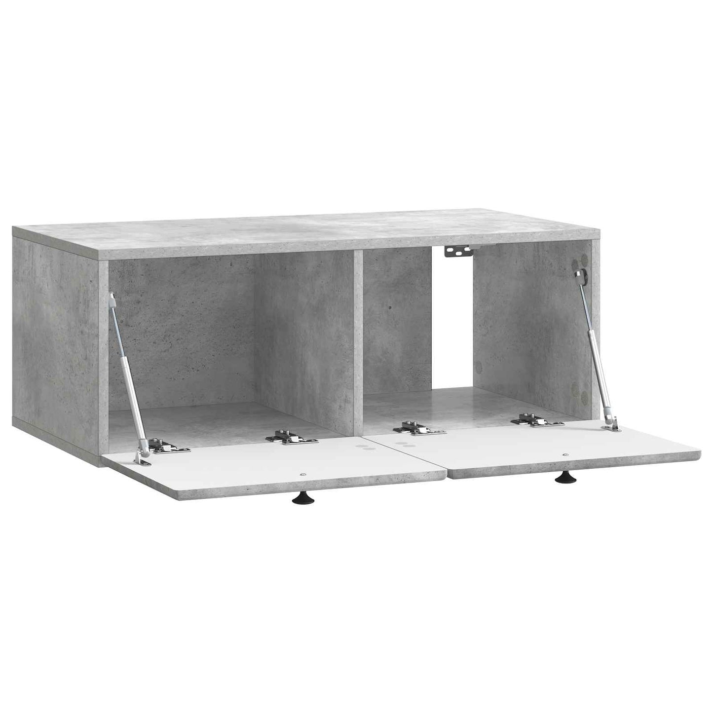Wall-Mounted TV Cabinet 78.5 x 41 x 30 cm Concrete Grey