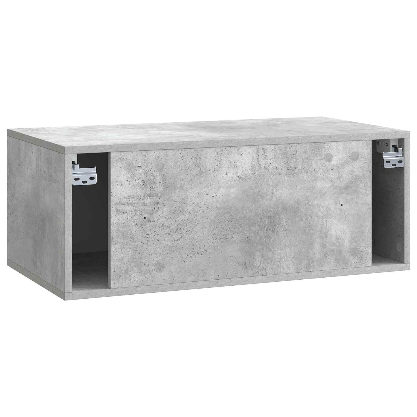 Wall-Mounted TV Cabinet 78.5 x 41 x 30 cm Concrete Grey