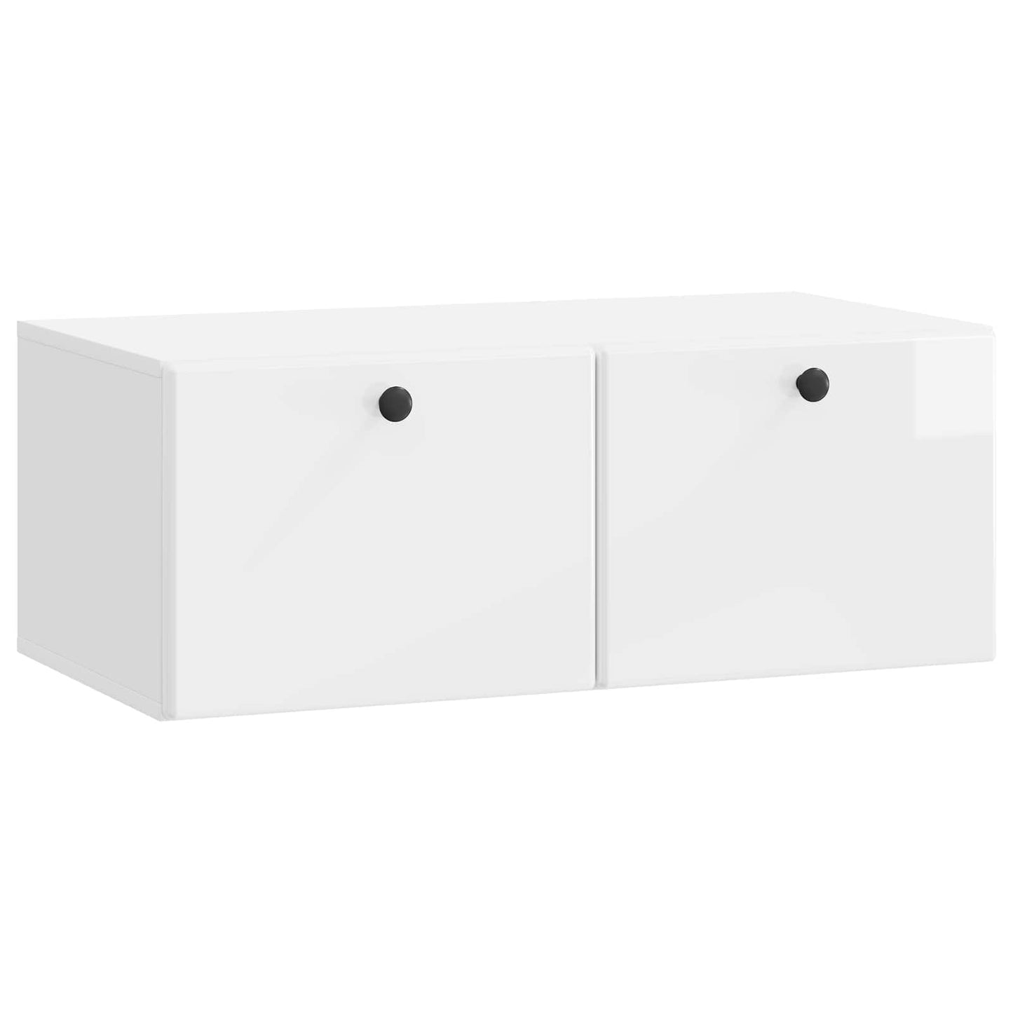 Wall-Mounted TV Cabinet 78.5 x 41 x 30 cm High Gloss White