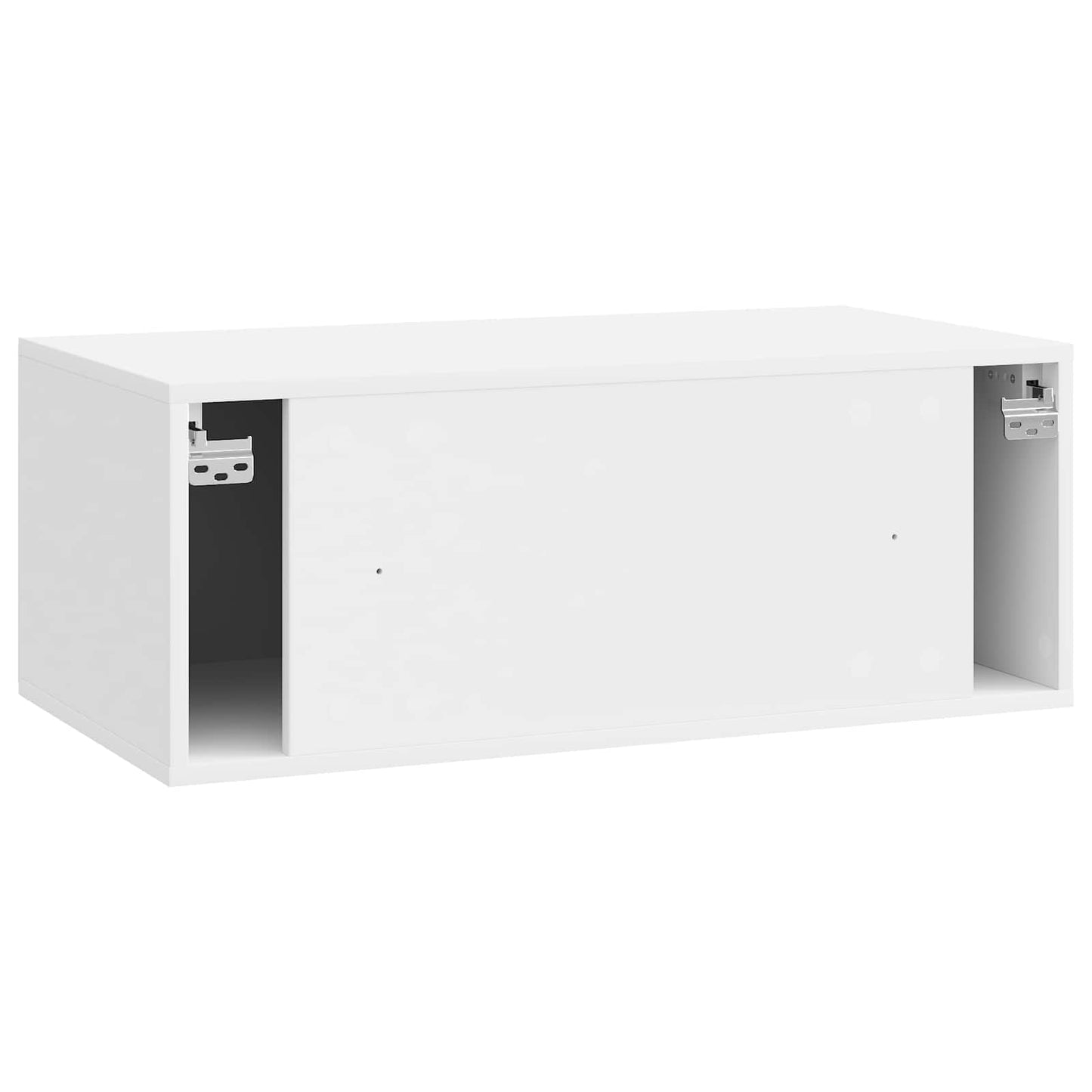 Wall-Mounted TV Cabinet 78.5 x 41 x 30 cm High Gloss White