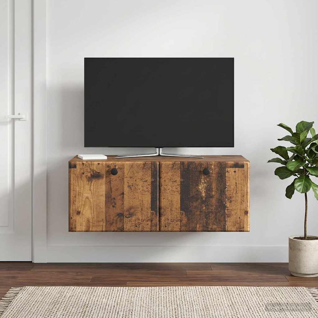 Wall-Mounted TV Cabinet 78.5 x 41 x 30 cm Old Wood