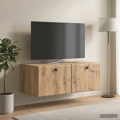 Wall-Mounted TV Cabinet 78.5 x 41 x 30 cm Artisan Oak