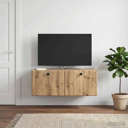 Wall-Mounted TV Cabinet 78.5 x 41 x 30 cm Artisan Oak