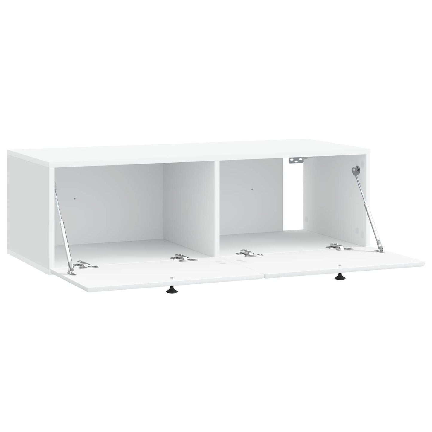 Wall-Mounted TV Cabinet 98 x 41 x 30 cm White Engineered Wood