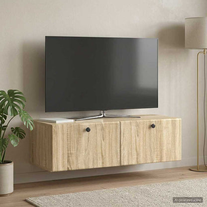 Wall-Mounted TV Cabinet 98 x 41 x 30 cm Sonoma Oak