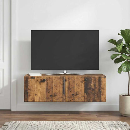 Wall-Mounted TV Cabinet 98 x 41 x 30 cm Old Wood