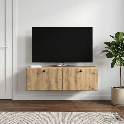 Wall-Mounted TV Cabinet 98 x 41 x 30 cm Artisan Oak