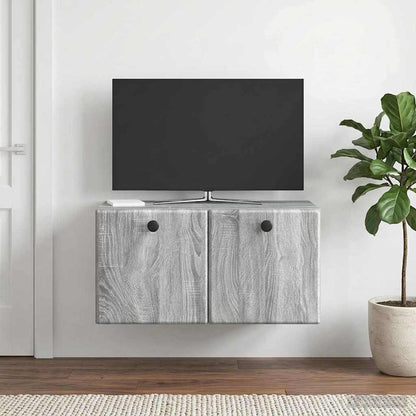 Wall-Mounted TV Cabinet 59.5 x 31 x 30 cm Grey Sonoma