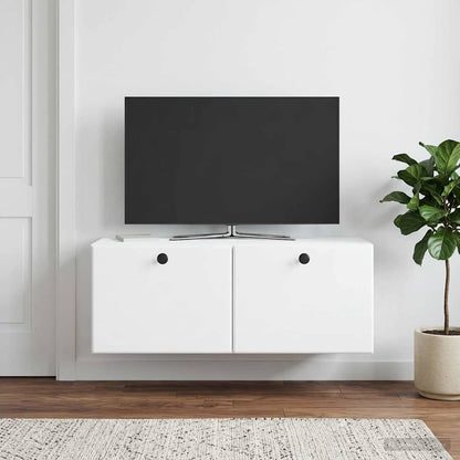 Wall-Mounted TV Cabinet 78.5 x 31 x 30 cm White Engineered Wood