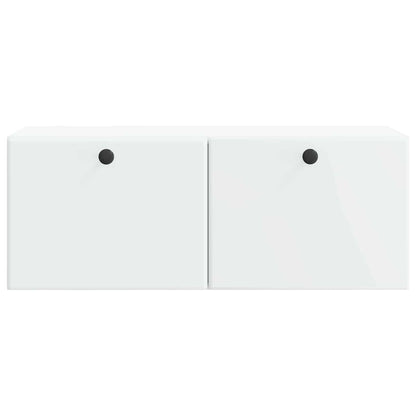 Wall-Mounted TV Cabinet 78.5 x 31 x 30 cm White Engineered Wood