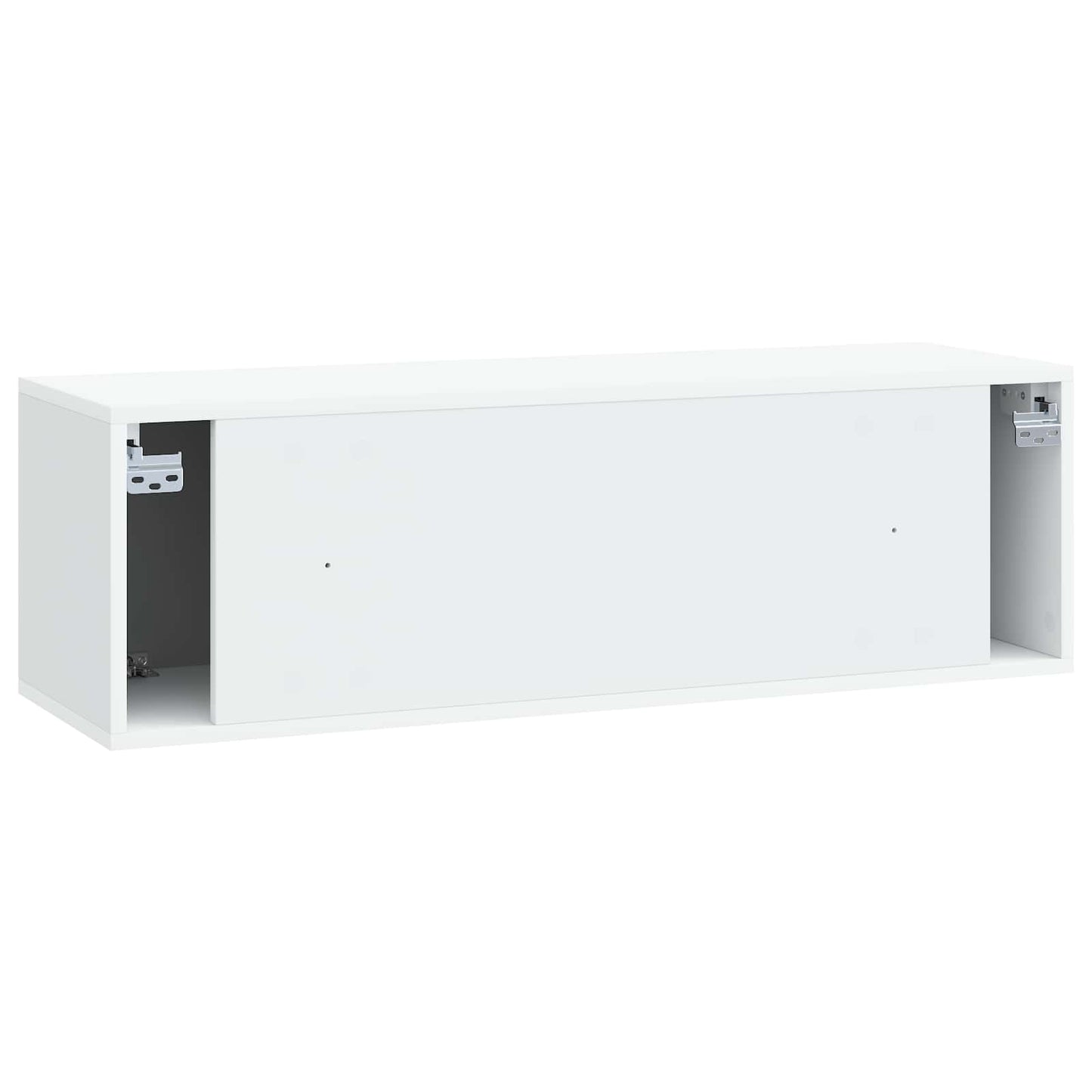 Wall-Mounted TV Cabinet 98 x 31 x 30 cm White Engineered Wood
