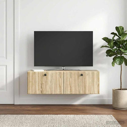 Wall-Mounted TV Cabinet 98 x 31 x 30 cm Sonoma Oak