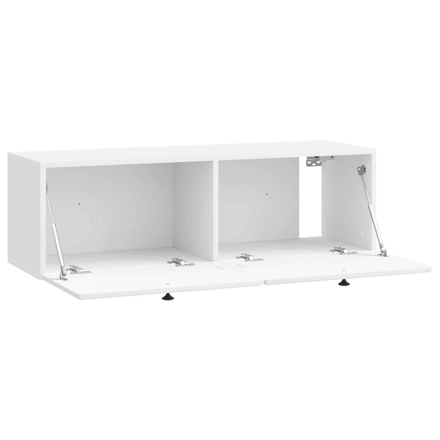 Wall-Mounted TV Cabinet 98 x 31 x 30 cm High Gloss White
