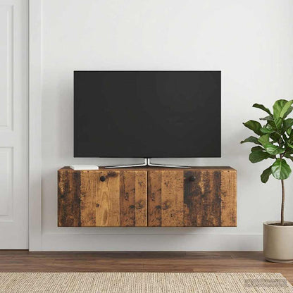 Wall-Mounted TV Cabinet 98 x 31 x 30 cm Old Wood
