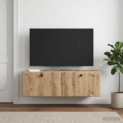 Wall-Mounted TV Cabinet 98 x 31 x 30 cm Artisan Oak