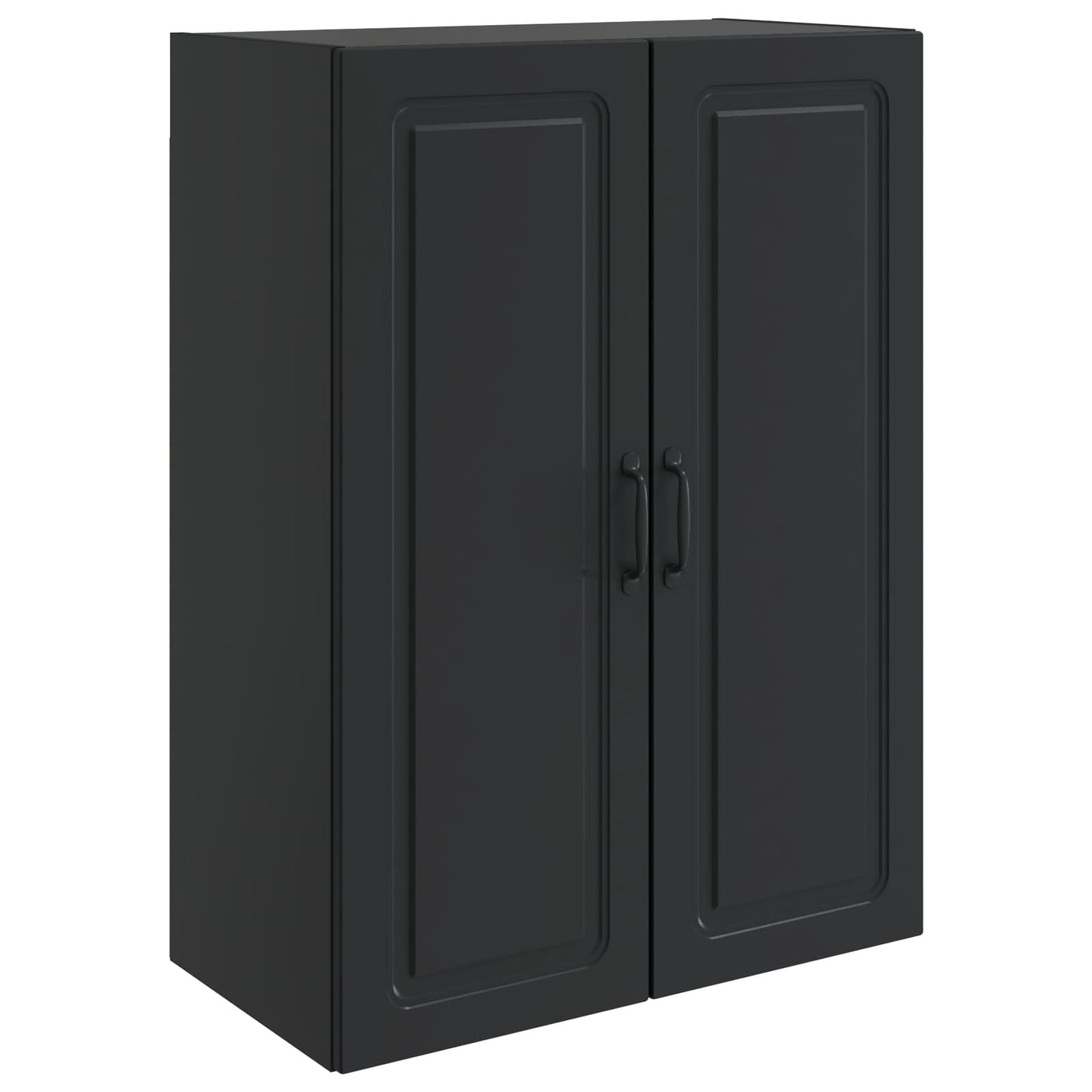 Wall-Mounted Cabinet Black 66 x 34.5 x 90 cm Engineered Wood