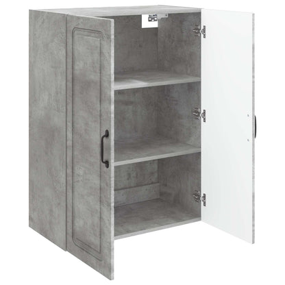 Wall-Mounted Cabinet Concrete Grey 66 x 34.5 x 90 cm