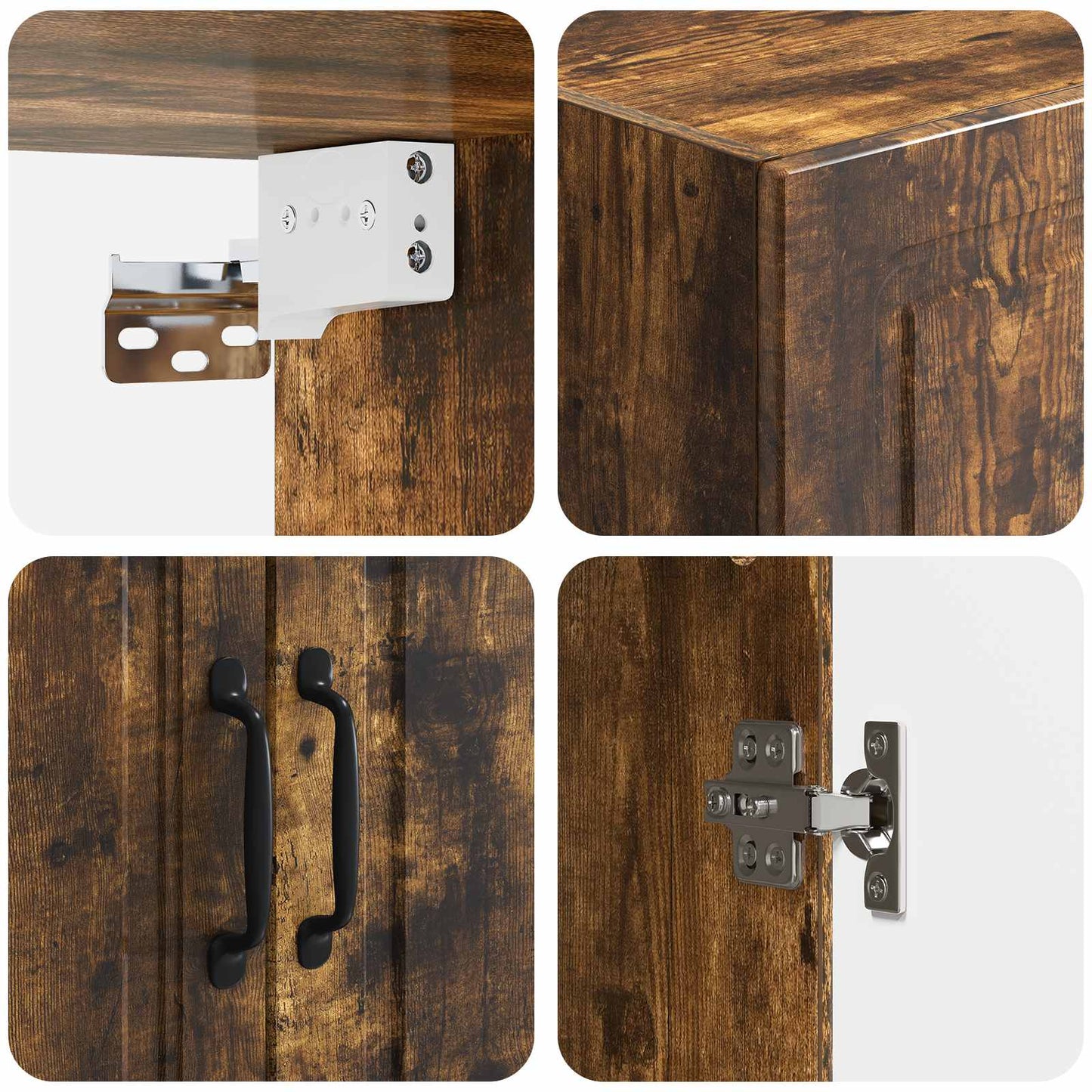 Wall-Mounted Cabinet 66 x 34.5 x 90 cm Engineered Wood