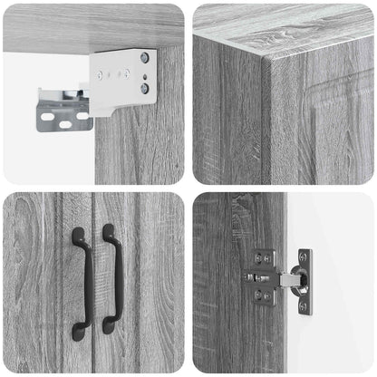 Wall-Mounted Cabinet 66 x 34.5 x 90 cm Engineered Wood