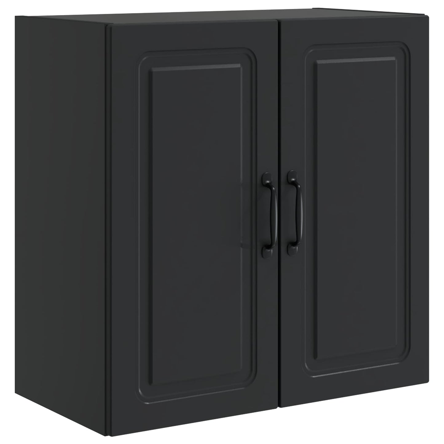 Wall-Mounted Cabinet Black 59 x 31 x 60 cm Engineered Wood