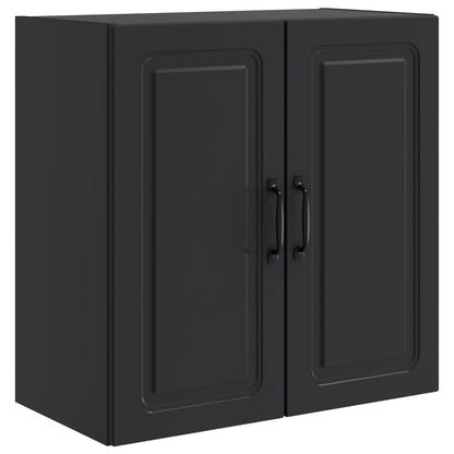 Wall-Mounted Cabinet Black 59 x 31 x 60 cm Engineered Wood