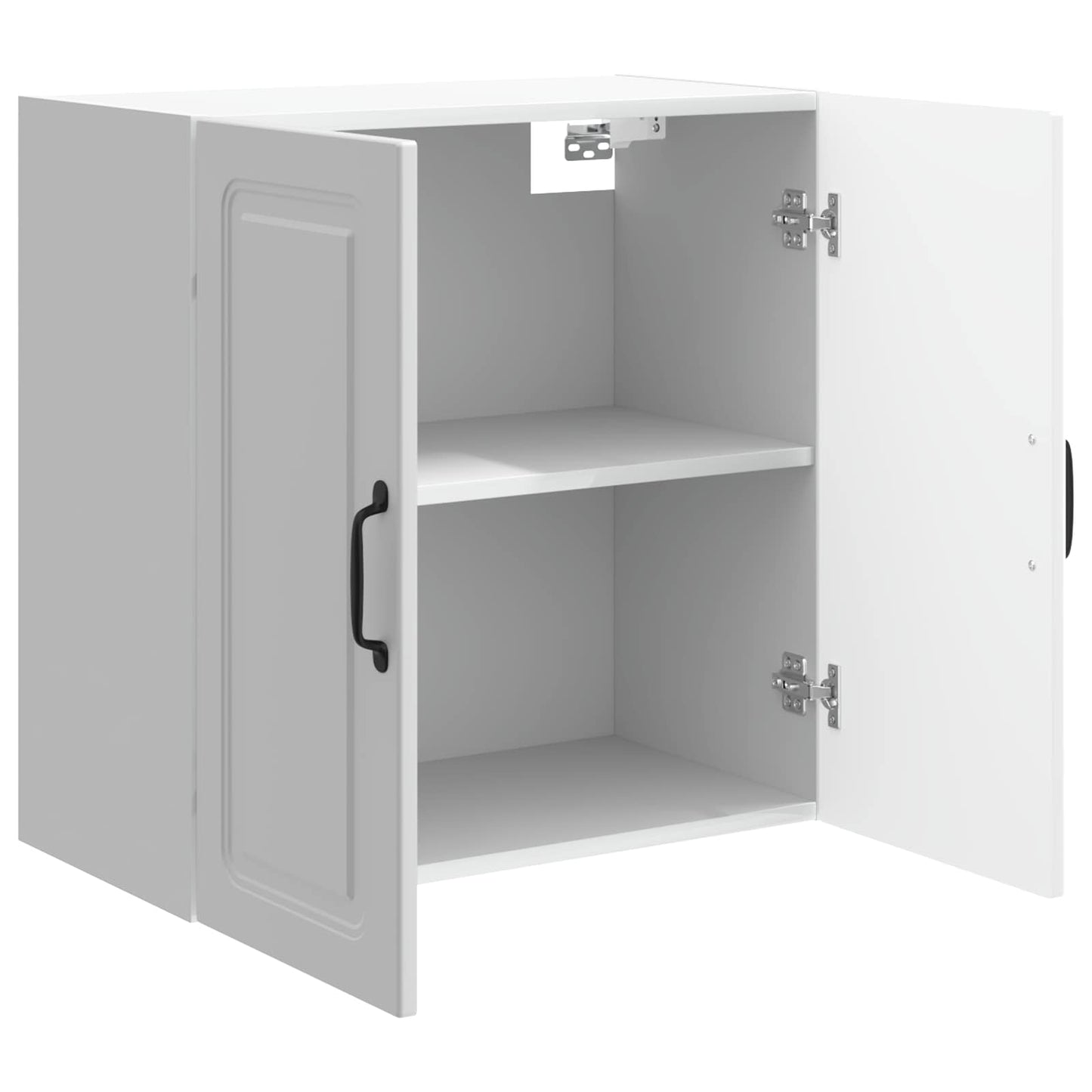 Wall-Mounted Cabinet High Gloss White 59 x 31 x 60 cm