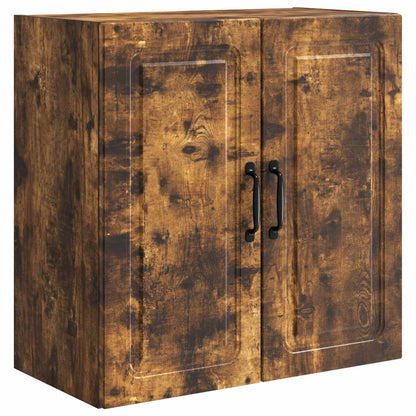 Wall-Mounted Cabinet Smoked Oak 59 x 31 x 60 cm Engineered Wood