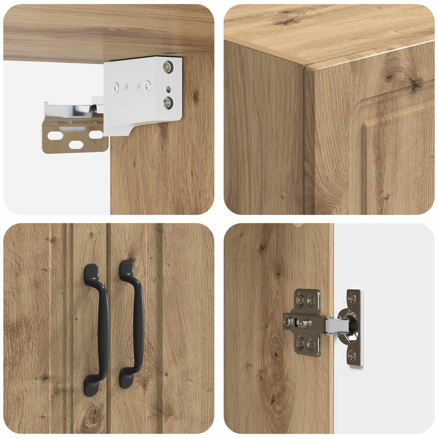 Wall-Mounted Cabinet 59 x 31 x 60 cm Engineered Wood