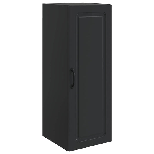Wall-Mounted Cabinet 33 x 34.5 x 90 cm Engineered Wood Black