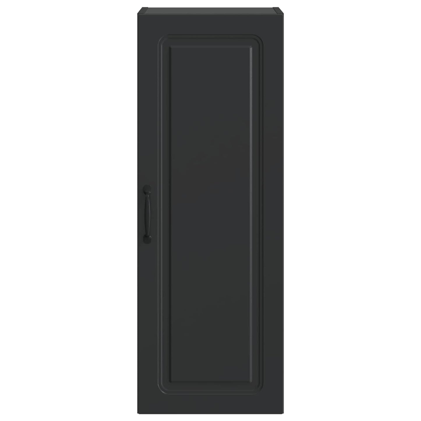 Wall-Mounted Cabinet Black 33 x 34.5 x 90 cm Engineered Wood