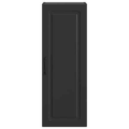 Wall-Mounted Cabinet Black 33 x 34.5 x 90 cm Engineered Wood